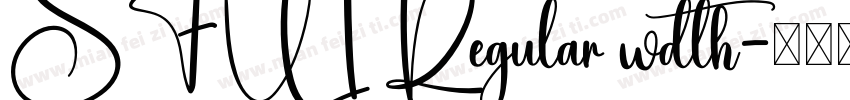 SFUI Regular wdth字体转换
